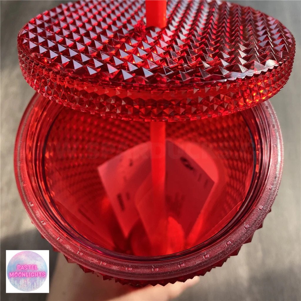 Red Bling Starbucks Studded Tumbler 24oz Venti