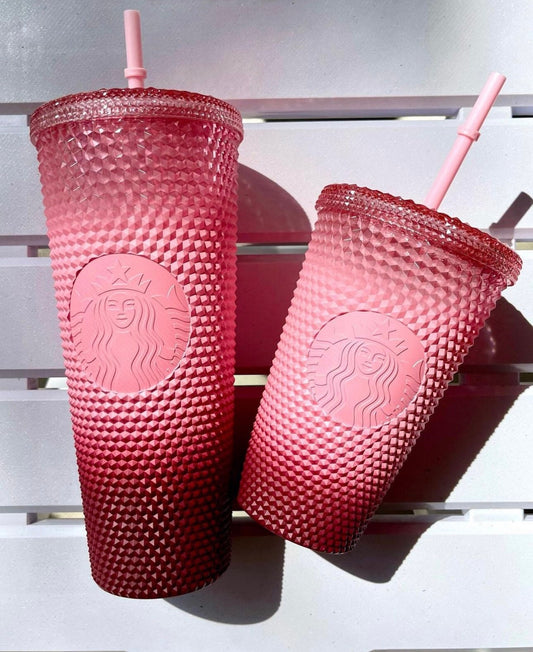 Starbucks Cup Wax Berry Studded tumbler Cup 24oz