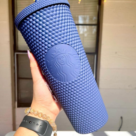 Starbucks Matte Navy Blue Studded Venti Tumbler  2021