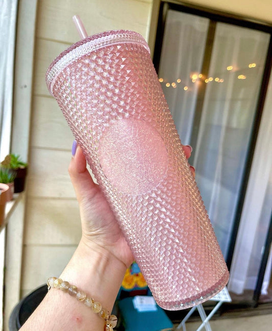 Starbucks Sakura Pink Glitter Studded Cup 710ml/24,00oz (Starbucks Sakura 2022 Collection )